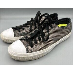 Converse Chuck Taylor Metallic Perforated with Lunarlon Womens 9 Sneakers Casual